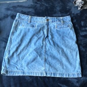 High waisted jean skirt. Size 6